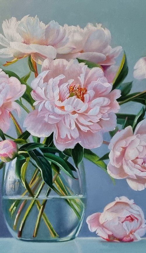 Peony morning. by Anna Bessonova (Kotelnik)