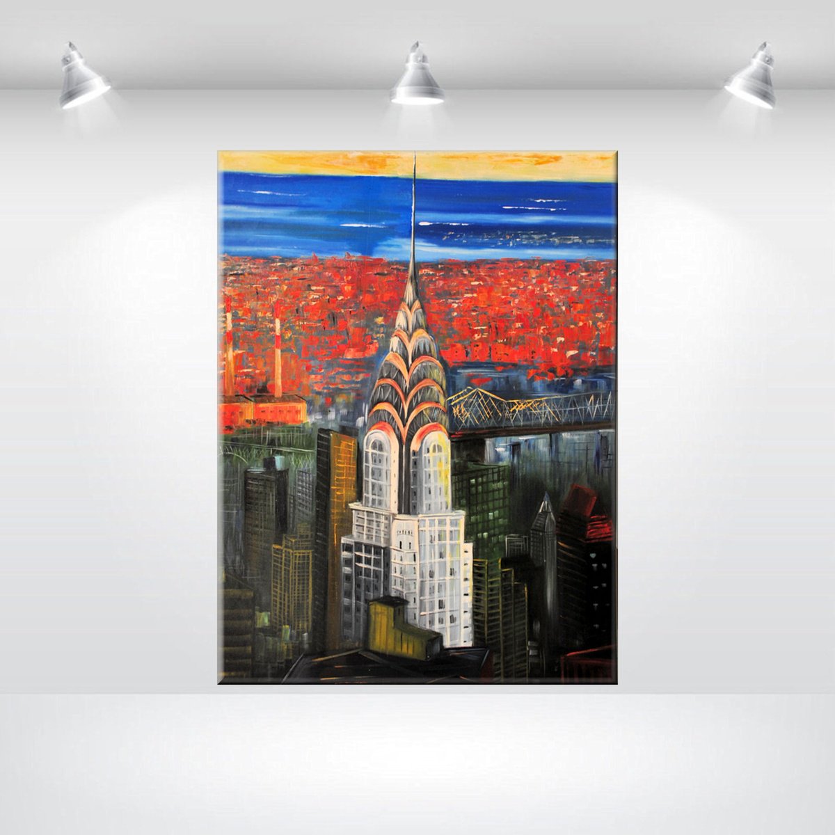  Chrysler Glow By Edelgard Schroer, 24 X 31, Artwork For Sale On Artfinder
