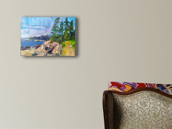 S N . WIND. PINES. ROCKS.
