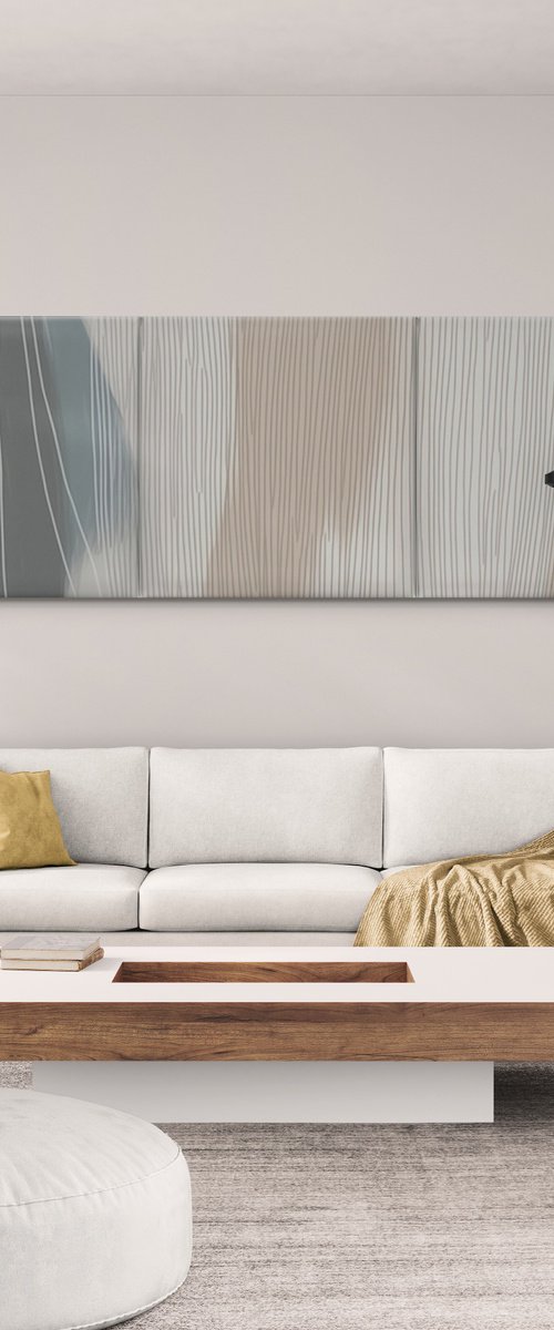 Triptych Coffee with Milk #6 by V+V Kniazievi