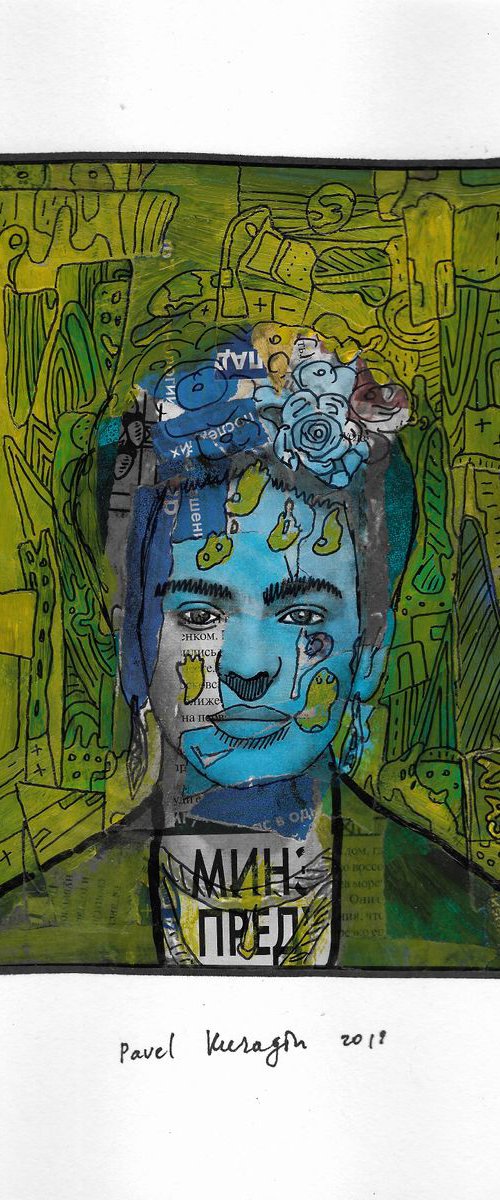 Portrait of Frida # 45 by Pavel Kuragin