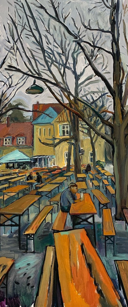 Autumn Beer Garden by Natalia Matveeva