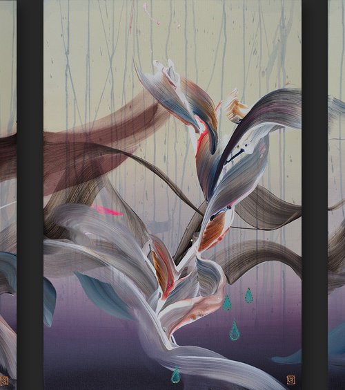 The Rainmaker Triptych by Novi Lim