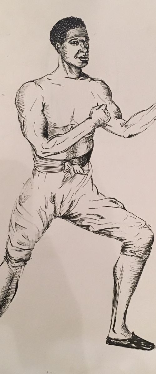 19th Century Boxer by Habib Hajallie