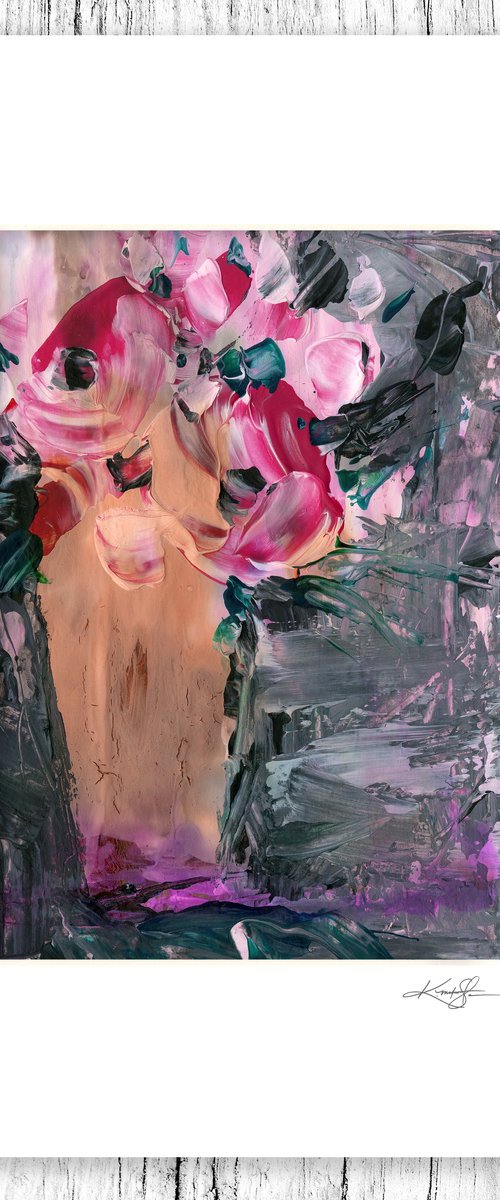 Flowers In Vase 3 by Kathy Morton Stanion