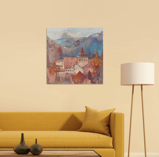 Castle between Mountains