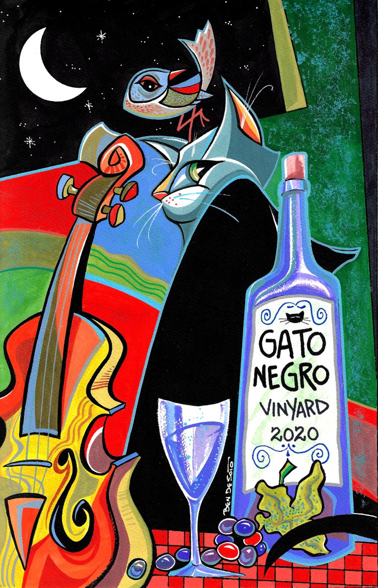 Black Cat Vineyard by Ben De Soto