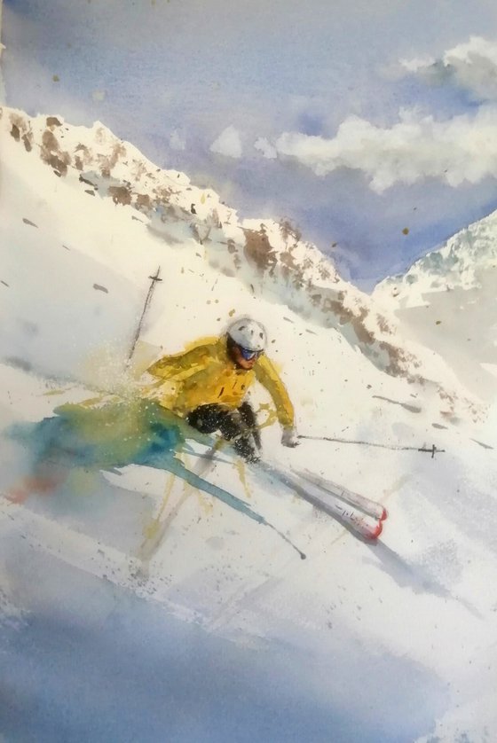 the skier 7