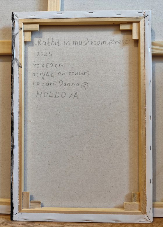 Rabbit in Mushroom Forest