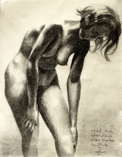 Model Study, after Laure Albin Guillot - 25-08-22 by Corné Akkers