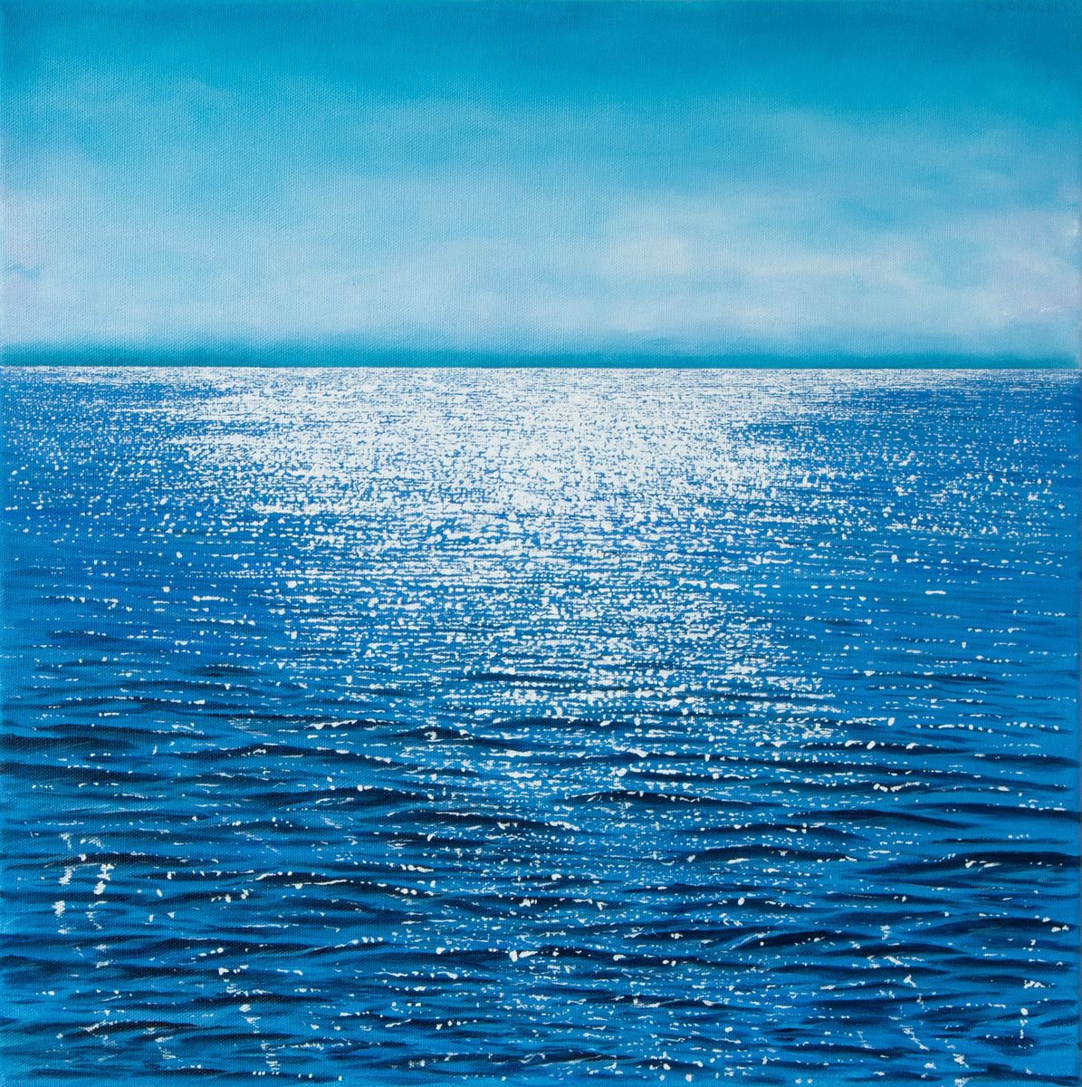 Shimmering ripples -2 Acrylic painting: Stefan Fierros | Artfinder