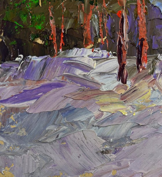 Winter Road through Quiet Forests