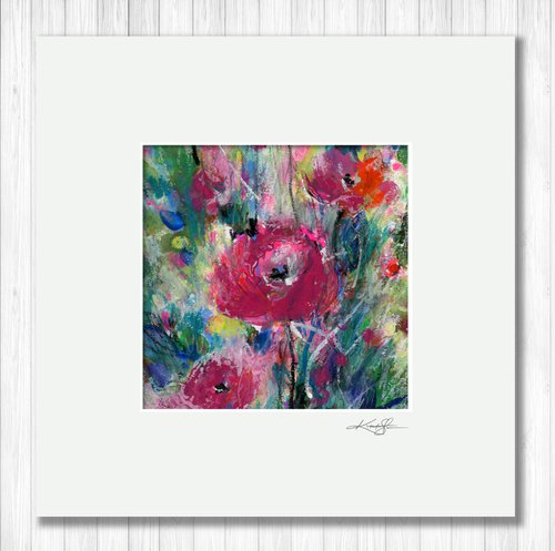 Floral Melody 11 - Abstract Flower Painting by Kathy Morton Stanion by Kathy Morton Stanion