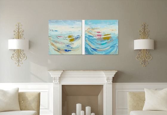 Diptych (emotional seascapes)