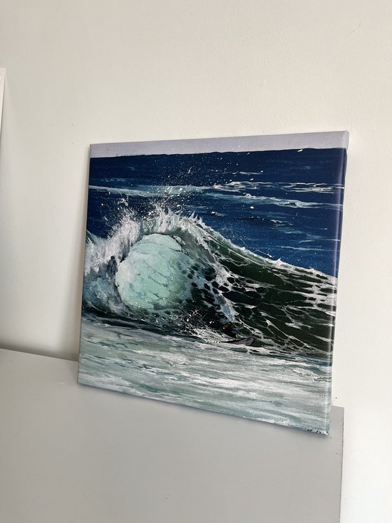 Sea waves Print on canvas