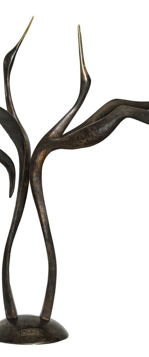 Dancing Storks from "Amimals" series by Veaceslav Jiglitski
