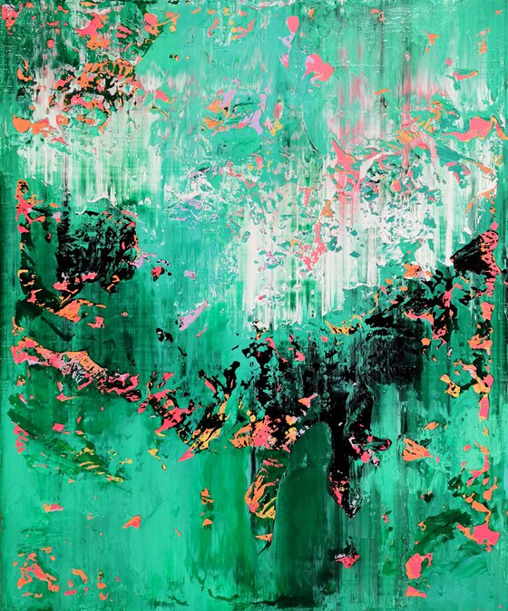120x100cm. / Abstract painting / Abstract 2261
