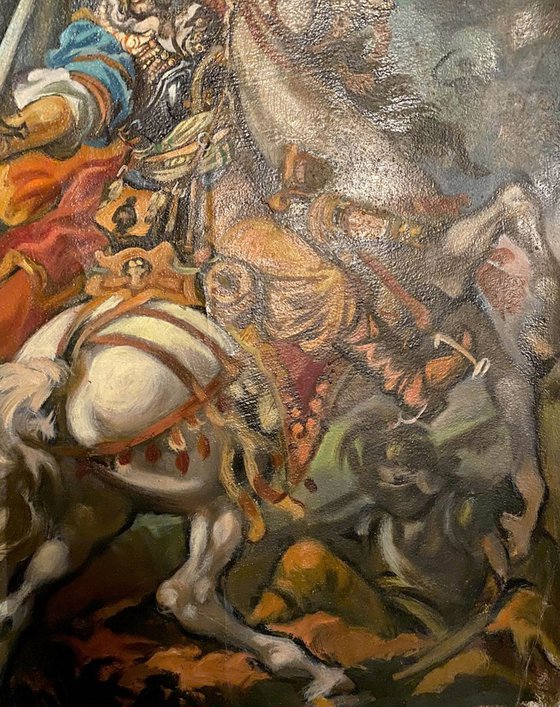 Cossack and Pole in battle