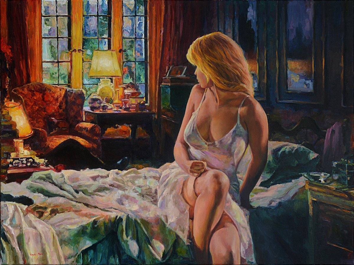 In the bedroom by Vachagan Manukyan