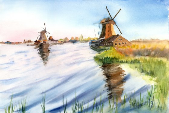 Golden Windmills