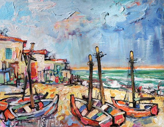 Boats. Sea. Spain.