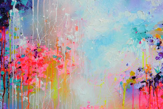 Fresh Moods 48, Large Gallery Quality Ready to Hang Abstract Painting FREE SHIPPING