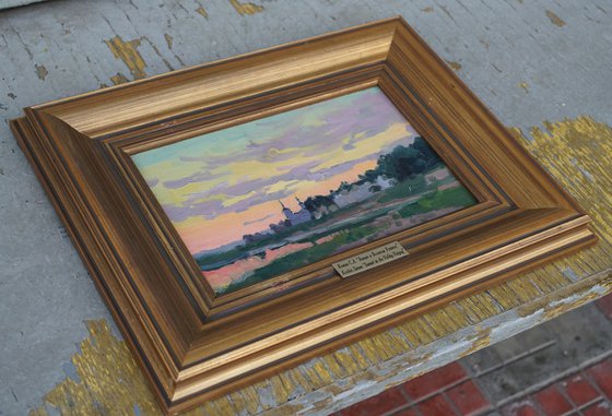 Sunset in Veliky Ustyug
