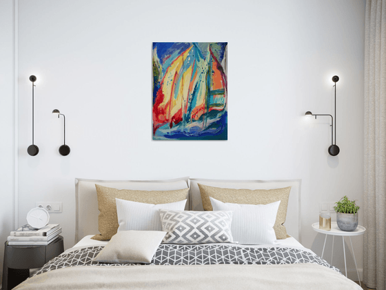 Abstract Sailing Joy