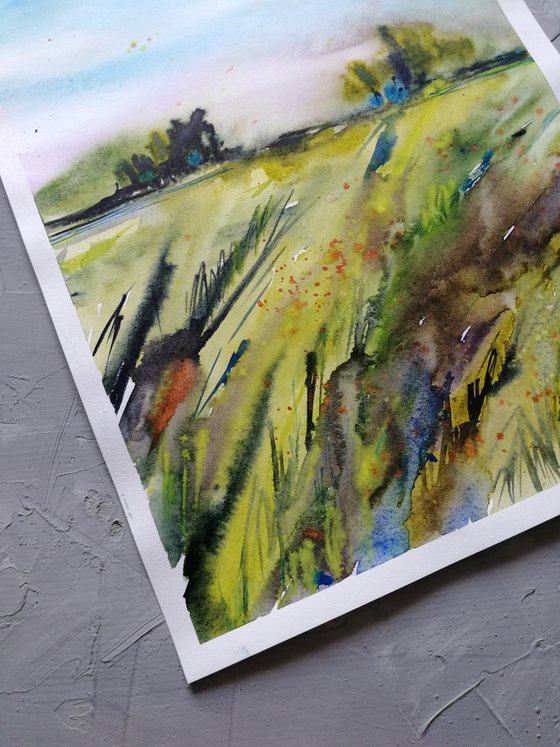 Field watercolor