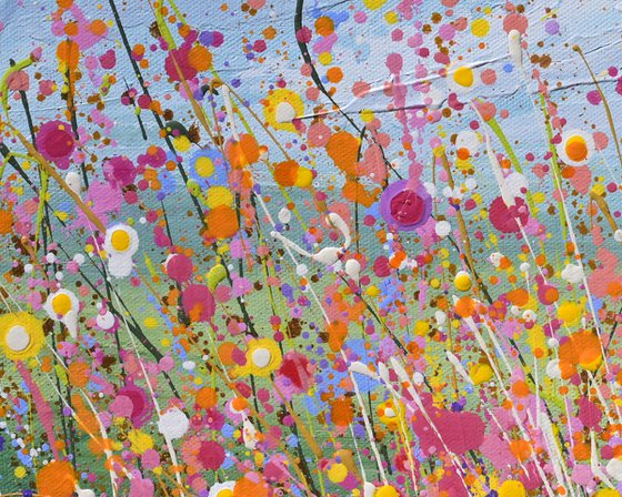 Color Bloom - Original Floral Painting
