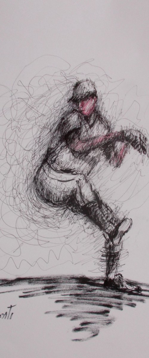 baseball player 9 by Giorgio Gosti