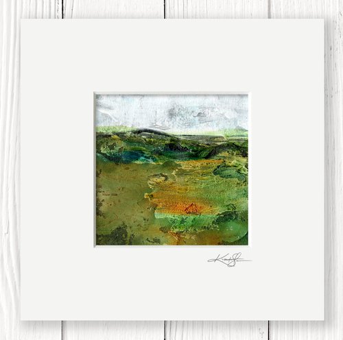 Mystical Land 412 - Textural Landscape Painting by Kathy Morton Stanion by Kathy Morton Stanion