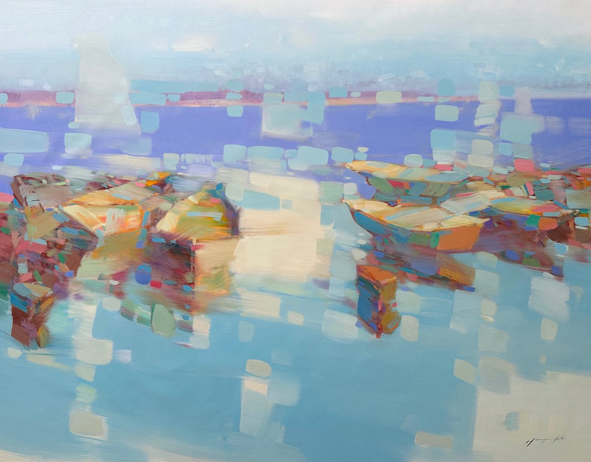 Rowboats by Vahe Yeremyan