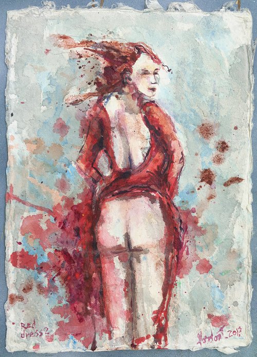 Red dress2 by Gordon T.