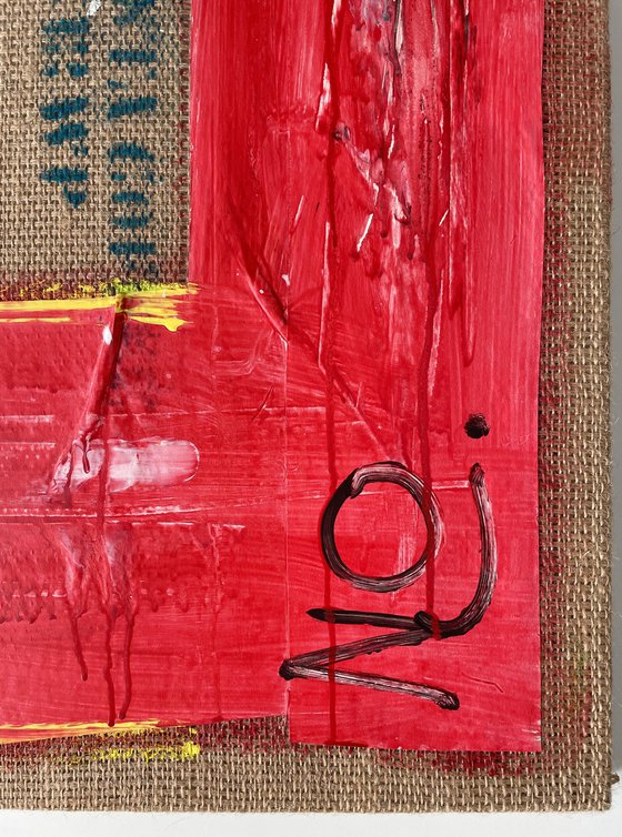 Recycled Art - Red door