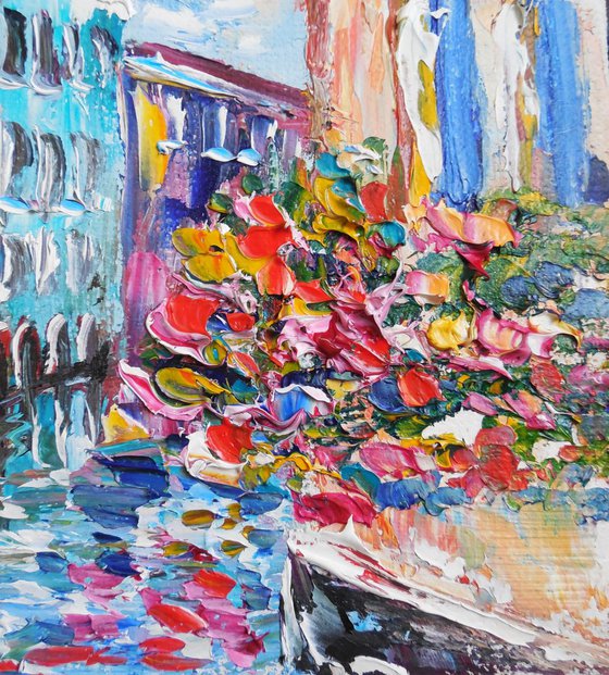 Flowers in Venice