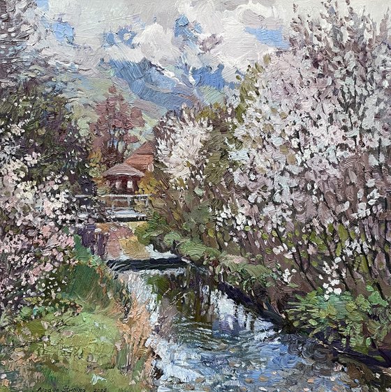 Blooming in the Alpine valley