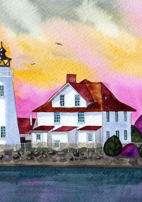 Cove Point Lighthouse by Terri Smith