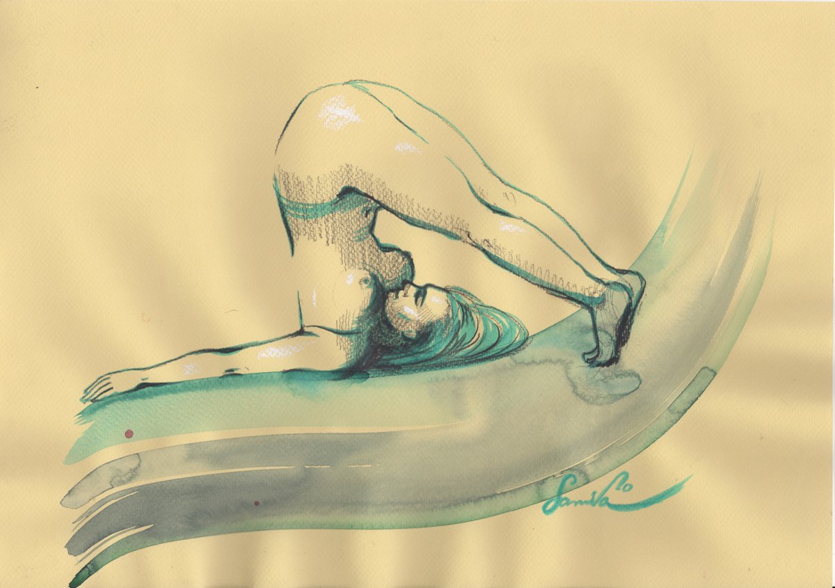 Sensitive erotic flexible girl by Samira Yanushkova