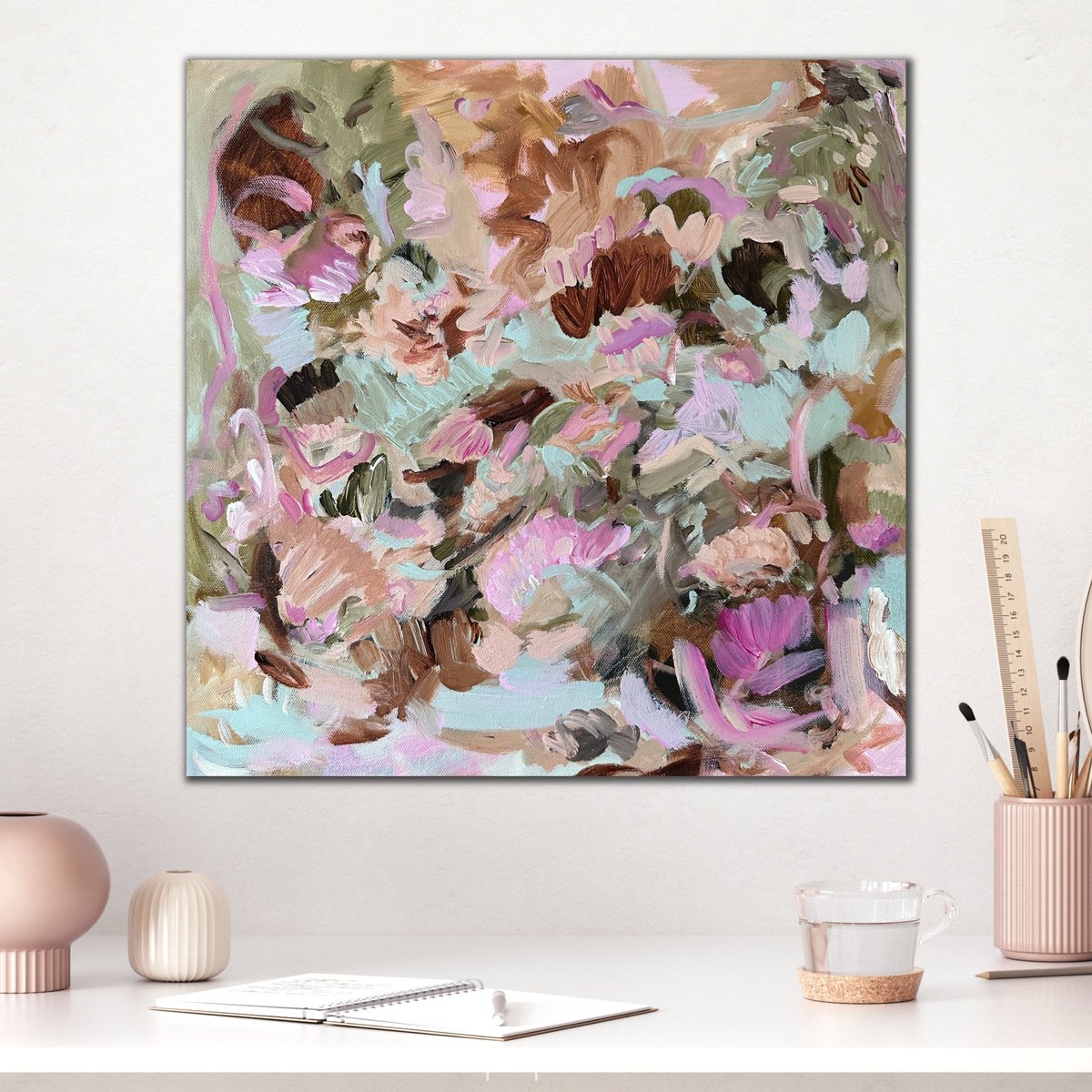  Secret Garden By Kylie Sams, 16 X 16, Artwork For Sale On Artfinder
