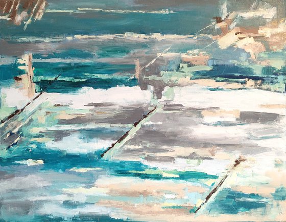 Cold Sea Abstract