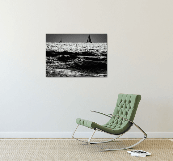 Two Sailboats | Limited Edition Fine Art Print 1 of 10 | 75 x 50 cm