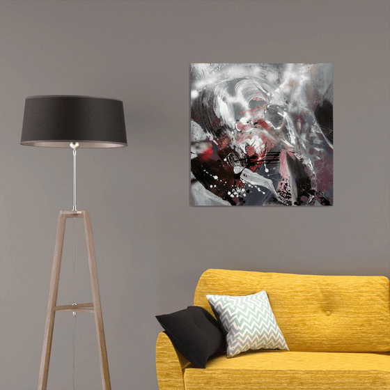 Large Unique Abstract Painting Chopin Music By Kloska