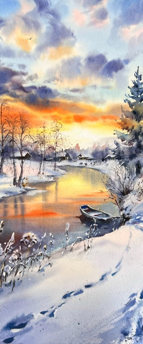 Winter's Golden Breath by Eugenia Gorbacheva
