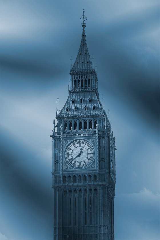 Big Ben : Blue 2022 1/20 18" X 12"