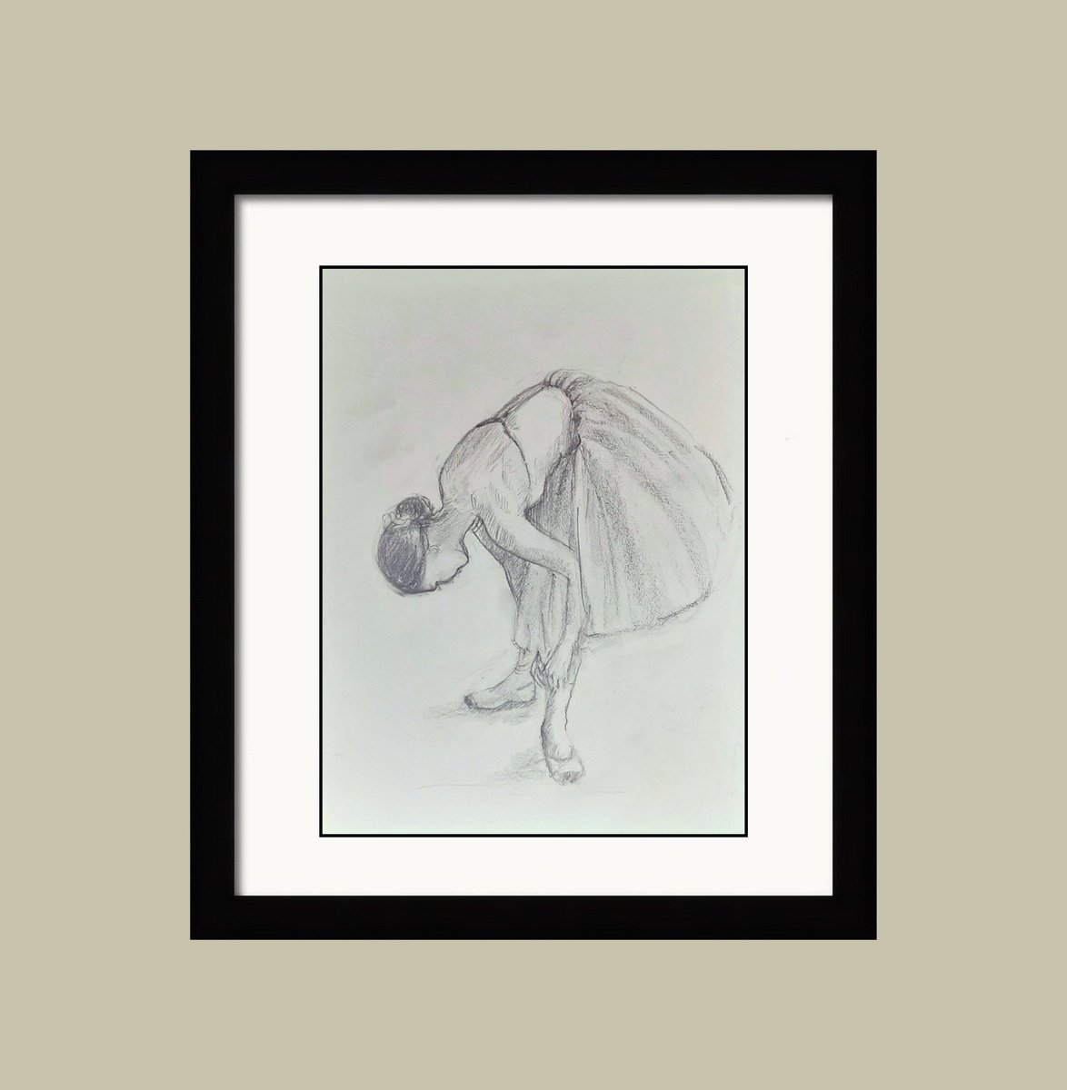 Ballerina Sketch 22 by Asha Shenoy