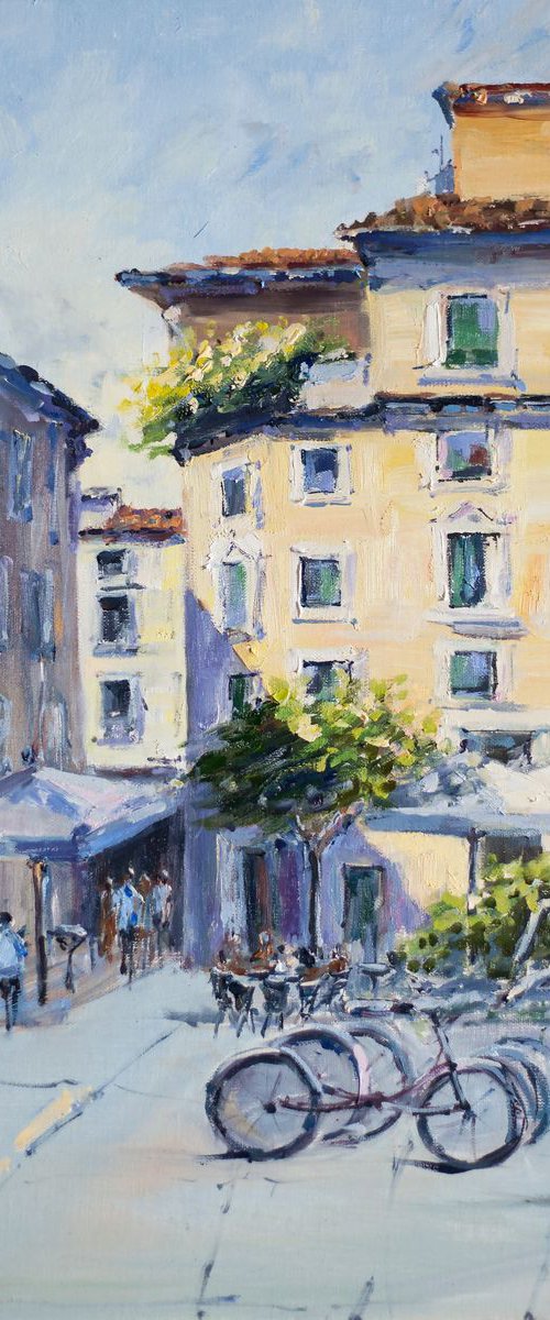 Verona. Street cafe by Sasha Romm