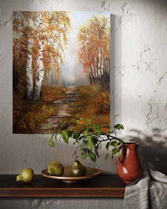 Golden Birches
