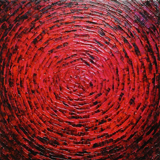 Red concentric shine