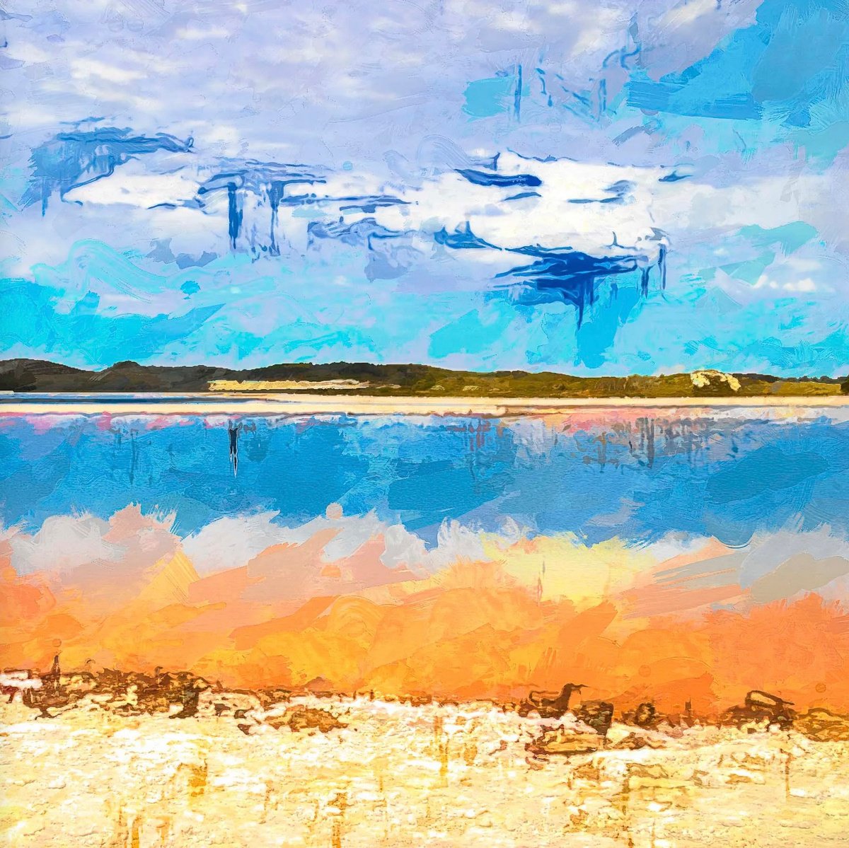 Salt Lake by KM Arts